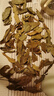 瘋狂水草龍眼葉養龜免煮天然造景植物魚(yú)缸擺件龍眼葉50-60片 曬單實(shí)拍圖