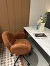 索菲亞化妝椅 辦公椅舒適電腦椅臥室女生梳妝椅書(shū)桌椅家用座椅A019 橘紅【雪尼爾】丨現貨閃發(fā) 現貨閃發(fā) 曬單實(shí)拍圖
