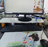 臺式電腦顯示器增高架桌面鍵盤(pán)托架桌面收納架子辦公桌臥室置物架 暖白色【波浪形】60cm 曬單實(shí)拍圖