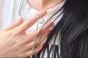 DAISY DREAM可調(diào)節(jié)珍珠項(xiàng)鏈女小眾設(shè)計(jì)高級(jí)感秋冬毛衣鏈長(zhǎng)款流蘇吊墜新款頸鏈 珍珠流蘇項(xiàng)鏈 曬單實(shí)拍圖