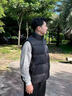 雅鹿男士羽絨馬甲男外穿2025新款時(shí)尚立領(lǐng)休閑百搭90鴨絨馬夾保暖背心 黑色 XL /180【推薦150-170斤】 曬單實(shí)拍圖