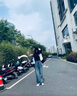 真維斯（JEANSWEST）牛仔褲女秋季高腰顯瘦顯高設計感直筒拖地闊腿長(cháng)褲子女深藍色2XL 曬單實(shí)拍圖
