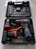 東城的手電鉆小鋼炮無(wú)刷手電鉆鋰電池多功能沖擊家用電動(dòng)螺刀工具 沖擊款18V兩電送工具箱 曬單實(shí)拍圖