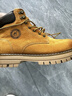 駱駝【山越】秋冬新款高幫戶(hù)外工裝靴短靴登山鞋踢不爛大黃靴女馬丁靴 L23W076036戈壁土黃 39 曬單實(shí)拍圖