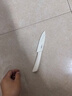 JCZS陶瓷水果刀家用菜刀切菜切片刀廚房輔食刀具案板套裝宿舍便攜小刀 【德國精工】玉白陶瓷廚師刀+帶刀套 1 曬單實(shí)拍圖