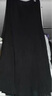 優(yōu)衣庫女裝雪紡長(cháng)裙/層疊顯瘦半身裙裙子479011 09 黑色 L /160/72A 曬單實(shí)拍圖