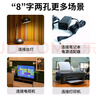 倍立方（BURLEFRAN）8字電源線(xiàn)彎頭 兩插直角雙孔彎八字尾國標2二芯銅 顯示器投影機打印機音響臺燈充電線(xiàn)3米 曬單實(shí)拍圖