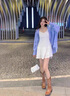 ZLZP西部牛仔馬丁靴女2025秋季新款復(fù)古休閑長筒厚底增高雕花騎士靴子 深棕色 35 曬單實(shí)拍圖