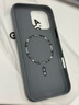 猩球衛(wèi)士高級感保護(hù)套適用Apple/蘋果iPhone16ProMax磁吸石英砂全包保護(hù)殼親膚散熱手機(jī)殼MagSafe外殼灰 曬單實拍圖