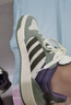 adidas ENTRAP美式校園風(fēng)運動(dòng)板鞋少年感復古籃球鞋男女阿迪達斯 漢玉白/巖層橄欖綠/銀灰綠   41 曬單實(shí)拍圖