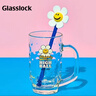 Glasslock&wigglewiggle聯(lián)名玻璃杯女生水杯高顏值創(chuàng  )意卡通杯贈攪拌棒410ml 曬單實(shí)拍圖