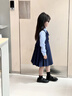衣諾坊兒童演出服校服女童連衣裙套裝春秋新品主持人中大童團體畢業(yè)園服 曬單實(shí)拍圖