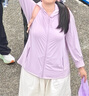 李寧原紗冰沙防曬衣冰絲速干涼感女子新款透氣健身夾克AFDVE46 曬單實(shí)拍圖