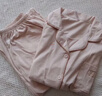 FitonTon女士睡衣女軟綿綿秋冬純棉抑菌防螨長(cháng)袖翻領(lǐng)開(kāi)衫可外穿家居服女L 曬單實(shí)拍圖