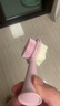 babycare嬰兒梳子寶寶去頭垢刷按摩新生兒童洗澡洗頭軟毛刷子套裝 沃格粉 曬單實(shí)拍圖