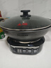 美菱 （MeiLing）電炒鍋全新升級大開(kāi)關(guān)旋鈕定時(shí)多功能電蒸鍋家用大容量鑄鐵電炒蒸煮一體炒菜電火鍋 【全新升級】32cm一鍋一籠（適3-5人）10L 曬單實(shí)拍圖