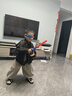 牧童兒童運動(dòng)鞋春秋款男童幼兒園鞋輕便網(wǎng)面休閑跑步鞋女童 熊貓黑27 曬單實(shí)拍圖