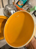 康巴赫砂鍋陶瓷煲家用燉湯燉肉鍋燜飯煮粥可用中藥煲南瓜黃3.5L 曬單實(shí)拍圖