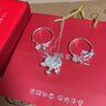 長(cháng)命百歲鈴鐺寶寶足銀手鐲嬰兒童純銀鎖套裝長(cháng)命鎖滿(mǎn)月周歲禮物 長(cháng)命百歲鐲+長(cháng)命百歲鎖/送寶寶專(zhuān)屬禮盒 曬單實(shí)拍圖