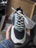 鴻星爾克男鞋秋季透氣運動(dòng)鞋男子休閑鞋軟底跑鞋輕便老爹鞋面包鞋桀驁3.0 正黑/微晶白 42 曬單實(shí)拍圖