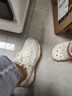 斯凱奇（Skechers）女鞋緩震舒適運動(dòng)鞋厚底休閑鞋增高老爹鞋149589 自然色/檸檬色/NTLM 38 曬單實(shí)拍圖