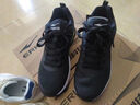 鴻星爾克男鞋氣墊運動(dòng)鞋休閑鞋黑色防滑減震跑鞋軟底回彈輕便跑步鞋子男 曬單實(shí)拍圖