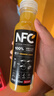 農夫山泉100%純果汁NFC橙汁300ml*24瓶鮮果冷壓榨0添加劑飲料中秋禮盒 曬單實(shí)拍圖