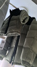 巴拉巴拉童裝兒童羽絨服冬季男童女童外套拼色蓄熱保暖上衣時(shí)尚潮 黑綠色調(diào)00494-白鴨絨 110 充絨量76g 曬單實(shí)拍圖