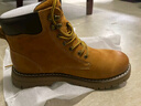 駱駝（CAMEL）王俊凱同款馬丁靴高幫秋戶(hù)外工裝大黃靴男 G15W136025 沙漠黃 42 曬單實(shí)拍圖