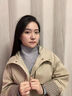 QUEENJOY秋冬毛線(xiàn)脖套女護頸椎圍脖加厚保暖針織圍巾三角巾時(shí)尚套頭假領(lǐng)子 黑色 曬單實(shí)拍圖