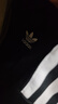 adidas經(jīng)典復古三條紋雙拉鏈寬松夾克外套男女秋季阿迪達斯三葉草 黑色   S 曬單實(shí)拍圖