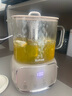 蘇泊爾（SUPOR）全玻璃養生壺 煮茶壺1L迷你養生杯煮茶器花茶壺 恒溫壺 母嬰級 保溫燒水壺316L帶濾網(wǎng)SW-10Y08Q 曬單實(shí)拍圖