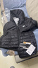 The North Face北面棉服女輕量戶(hù)外保暖防潑水外套83U8 黑色/JK3 L 曬單實(shí)拍圖
