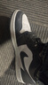Jordan男子休閑鞋喬丹AJ1 JORDAN 1 運動(dòng)鞋553558-044灰白41 曬單實(shí)拍圖