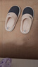 潔麗雅（Grace）棉拖鞋男士秋冬季室內防臭防滑居家保暖厚底踩屎感拖鞋男款冬天 曬單實(shí)拍圖