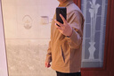 諾帝卡（NAUTICA）【單件直降】春夏新款經(jīng)典簡約挺闊有型翻領薄外套夾克男JO4306 深卡其2BB M 曬單實拍圖