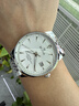 勞力士王子瑞士專(zhuān)柜男士手表全自動(dòng)機械表防水超薄十大名牌商務(wù)高端男表 8818-本色白面 曬單實(shí)拍圖