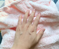 歐孕（OUYUN）嬰兒浴巾珊瑚絨速干兒童斗篷浴袍帶帽寶寶洗澡浴衣 兔子135*65 曬單實(shí)拍圖