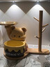 斤慕可愛(ài)小熊入戶(hù)門(mén)鑰匙收納玄關(guān)擺件客廳家居鞋柜新房新家喬遷裝飾品 黃油小熊收納+置物架 曬單實(shí)拍圖