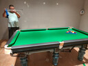商用標準型黑腿臺球桌鋼庫比賽球房家用中式黑八大理石桌球臺 9尺 【金剛】黑腿1.2鋼庫賽級 曬單實(shí)拍圖