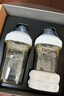 HEGEN海格恩新生兒奶瓶奶嘴0-6個(gè)月防脹氣嬰兒用品奶瓶套裝禮盒裝禮物 【白色禮盒】（150+240ml奶瓶+儲存蓋*2） 曬單實(shí)拍圖