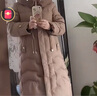 鴨鴨（YAYA）中年媽媽冬裝中長(cháng)款羽絨服2025新款冬季中老年大毛領(lǐng)女款氣質(zhì)外套 曬單實(shí)拍圖