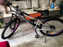 鳳凰山地自行車(chē)成年人男士女士學(xué)生變速碟剎減震全軸承山地車(chē)土坡車(chē) 月光銀/碳鋼架/鋁合金雙層輻條輪 26英寸（身高160-180左右） 30速【藍圖A7】 曬單實(shí)拍圖