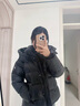 波司登（BOSIDENG）25新款泡芙羽絨服明星同款女款短款脫卸帽90絨輕盈外套B250243116 【明星同款色】幻夜黑-自然光8633 M 165/88A 體重約120-140斤 曬單實(shí)拍圖