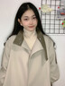 莫代爾新款長(zhǎng)袖T恤秋冬暖絨堆堆半高領(lǐng)打底衫女士加絨加厚內(nèi)搭保暖秋衣 高領(lǐng)-卡其【加絨加厚】 L 【100-120斤】 曬單實(shí)拍圖