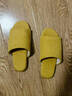 果洛菲日式拖鞋春秋木地板無(wú)聲防滑室內家居透氣四季拖鞋 黃色  36-37  曬單實(shí)拍圖