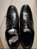 波圖蕾斯男士系帶商務(wù)休閑皮鞋低幫加絨保暖冬季棉鞋 9859 黑色(加絨) 41 曬單實(shí)拍圖