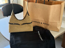 CHARLES&KEITH25秋新品腰帶式復古簡(jiǎn)約絨面腋下包CK2-40271621-1 Sahara Sand沙色 M 曬單實(shí)拍圖