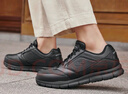 斯凱奇（Skechers）男士商務(wù)鞋秋季厚底通勤板鞋休閑鞋軟底舒適上班鞋77156 曬單實(shí)拍圖
