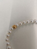 珍珠皇后999足金黃金小眾輕奢感淡水珍珠手鏈 4-5mm 周長(cháng)約16cm 曬單實(shí)拍圖